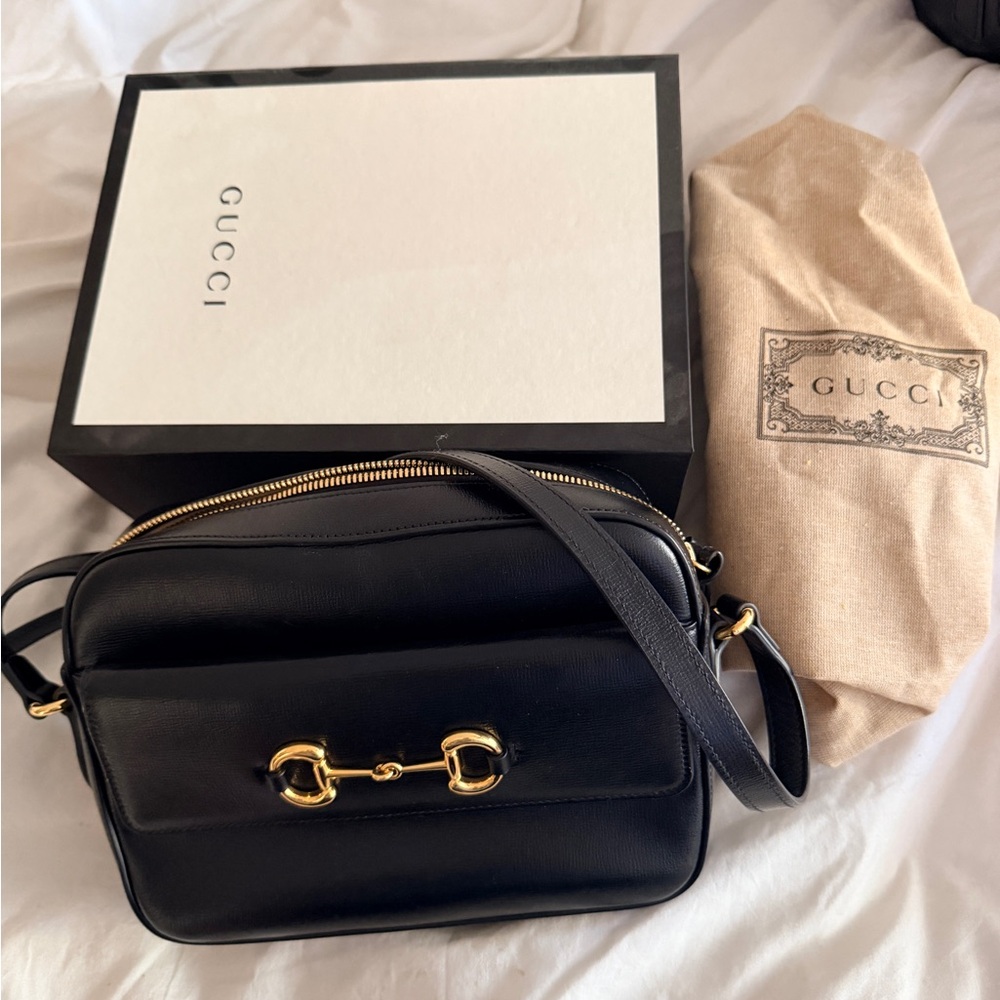 Gucci Black Leather Bag